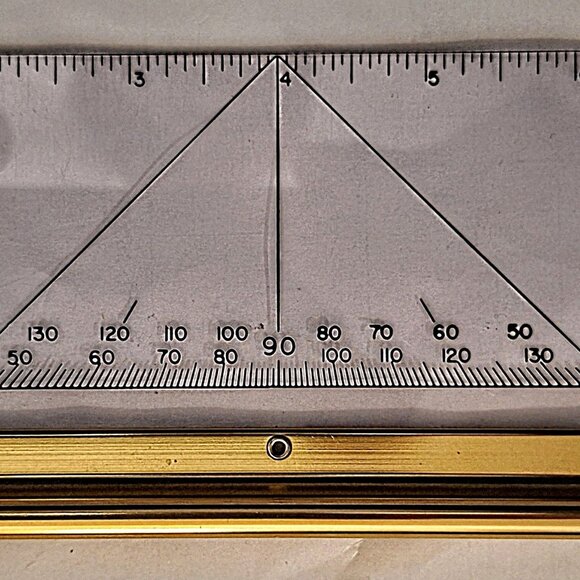 Vintage Tacro 10" Parallel Glider Rolling Ruler W Germany in Original Box - Picture 2 of 4